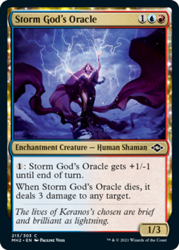 Storm God's Oracle - Modern Horizons 2 - English - NM - MTG