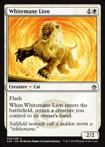 Whitemane Lion - Masters 25 - English - NM - MTG