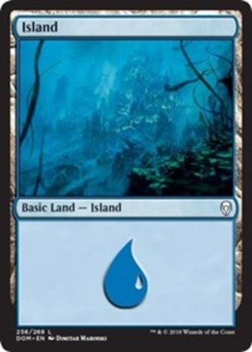 Island (256) - Dominaria - English - NM - MTG