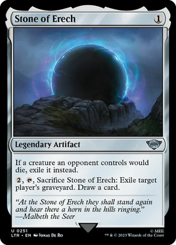 Stone of Erech - Lord of the Rings - English - NM - MTG