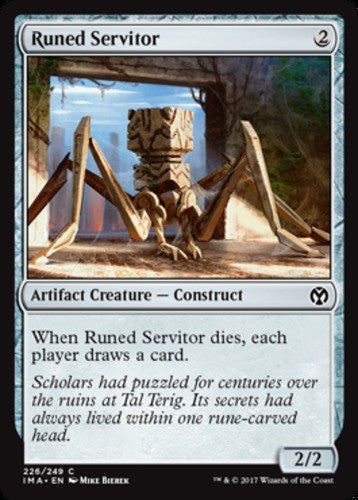 Runed Servitor - Iconic Masters - English - NM - MTG