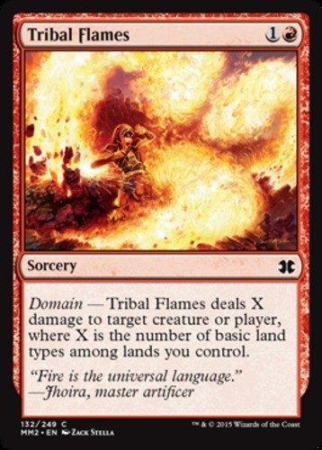 Tribal Flames - Modern Masters 2015 - English - NM - MTG