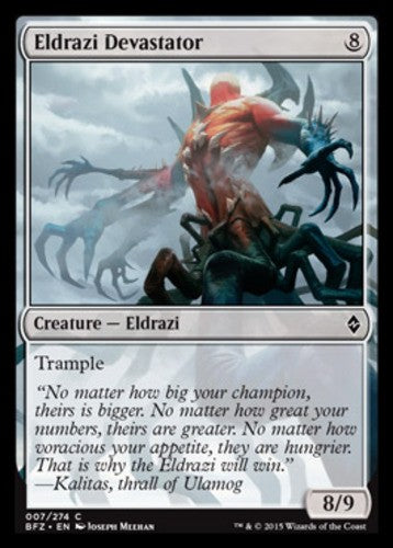 Eldrazi Devastator - Battle for Zendikar - English - NM - MTG