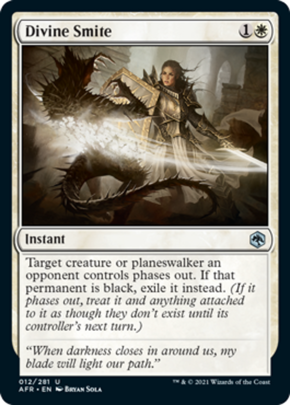 Divine Smite - Forgotten Realms - English - NM - MTG