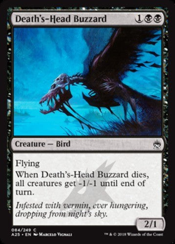 Death's-Head Buzzard - Masters 25 - English - NM - MTG