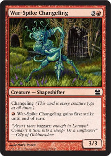 War-Spike Changeling - Modern Masters 2013 - English - NM - MTG