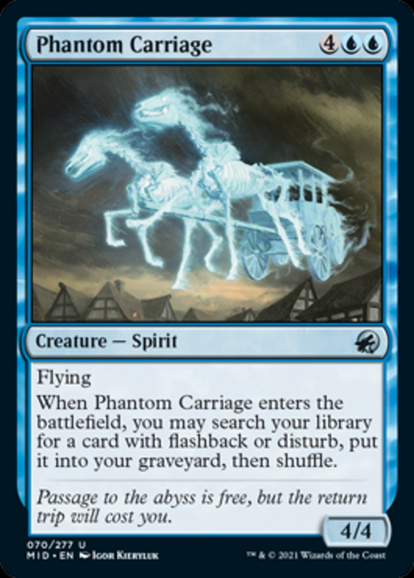 Phantom Carriage - Innistrad: Midnight Hunt - English - NM - MTG