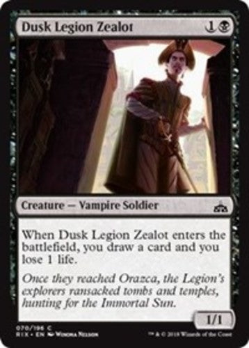 Dusk Legion Zealot - Rivals of Ixalan - English - NM - MTG