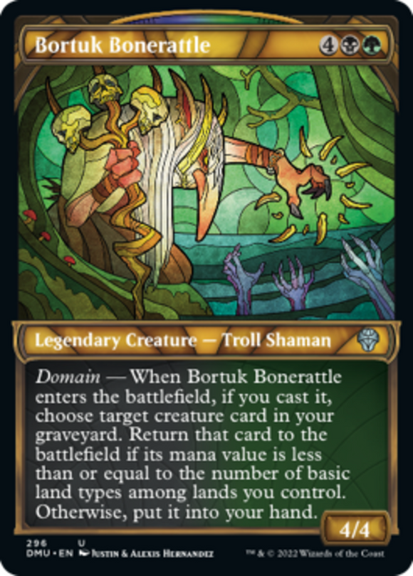 Bortuk Bonerattle - Showcase - Dominaria United - English - NM - MTG