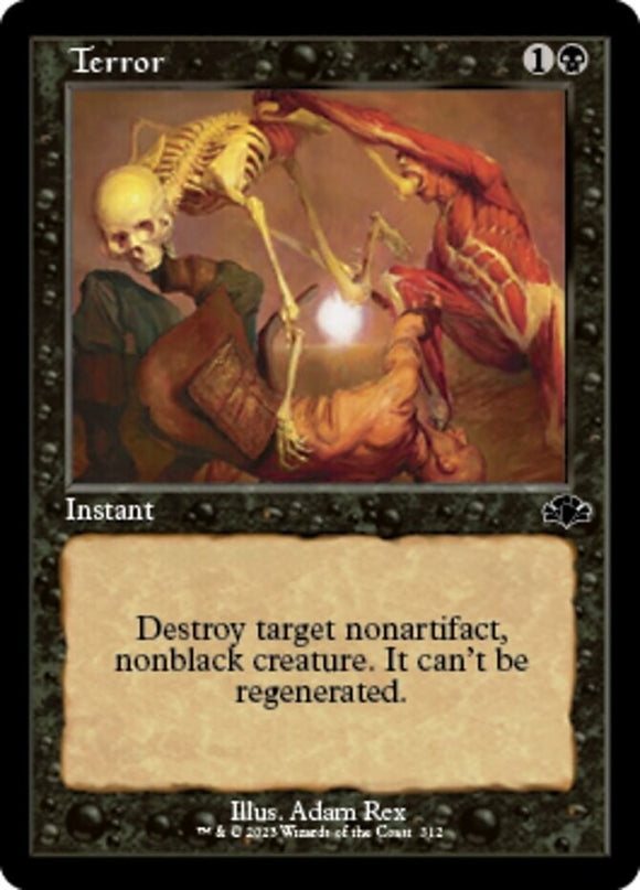 Terror - Retro Frame - Dominaria Remastered - English - NM - MTG