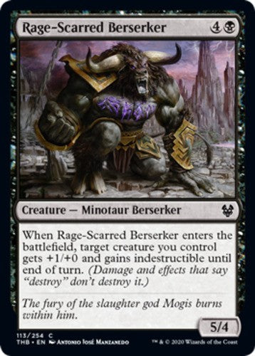 Rage-Scarred Berserker - Theros Beyond Death - English - NM - MTG