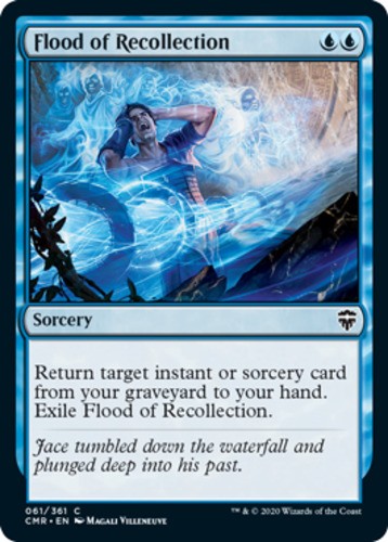 Flood of Recollection - Commander Legends - English - NM - MTG