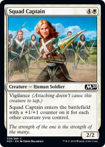 Squad Captain - Core Set 2020 (M20) - English - NM - MTG