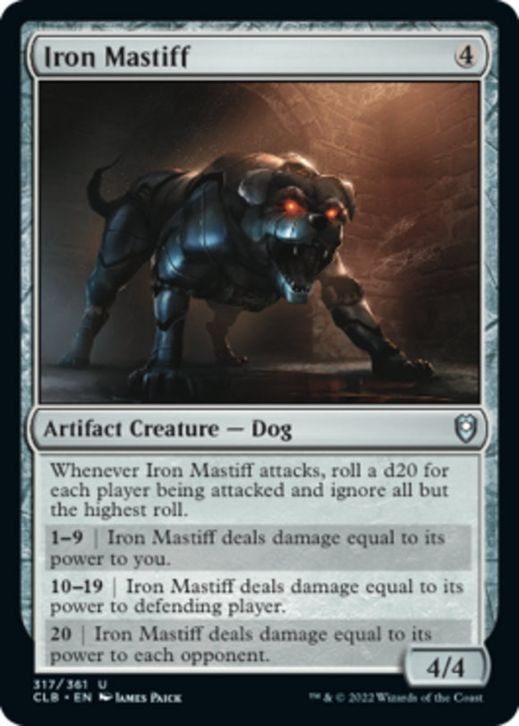 Iron Mastiff - Battle for Baldur's Gate - English - NM - MTG