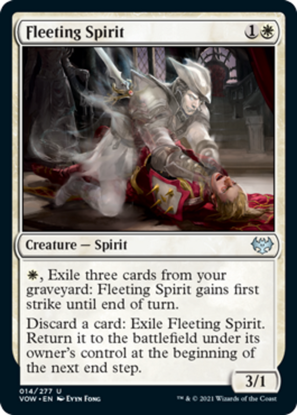 Fleeting Spirit - Innistrad: Crimson Vow - English - NM - MTG