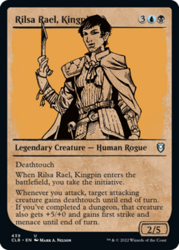 Rilsa Rael, Kingpin - Showcase - Battle for Baldur's Gate - English - NM - MTG