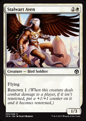 Stalwart Aven - Iconic Masters - English - NM - MTG