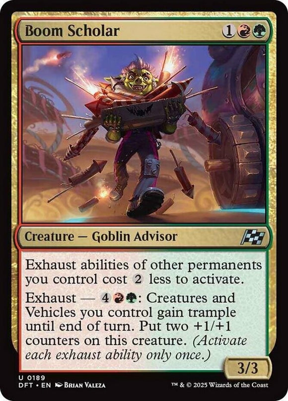 Boom Scholar - Aetherdrift - English - NM - MTG