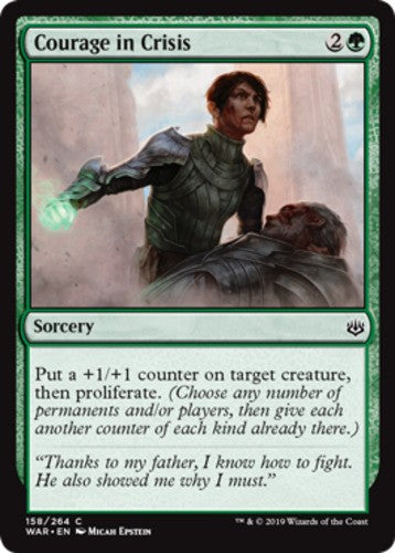 Courage in Crisis - War Of The Spark - English - NM - MTG