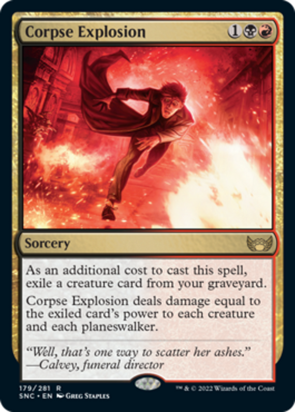 Corpse Explosion - Streets of New Capenna - English - NM - MTG