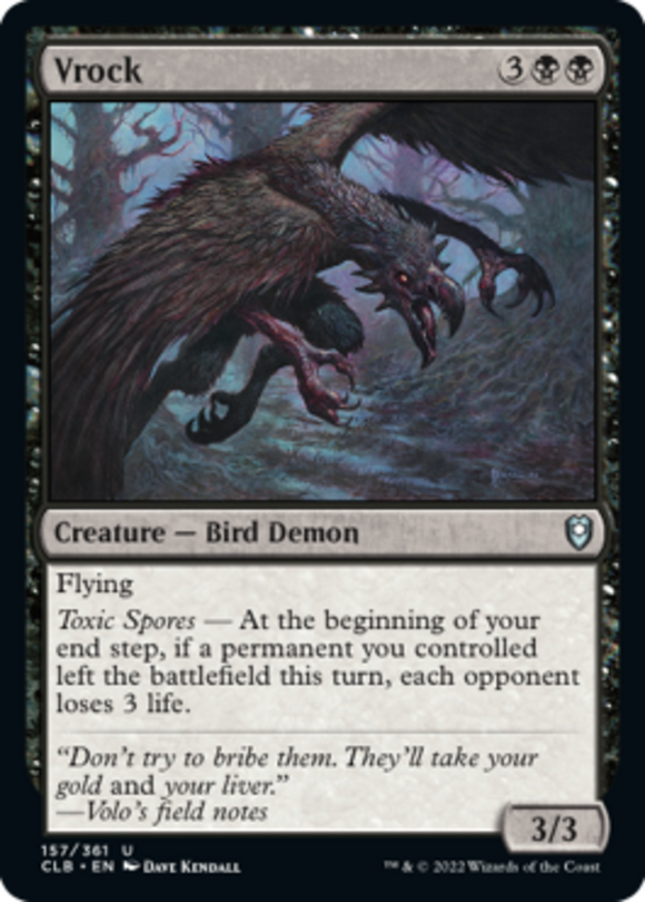 Vrock - Battle for Baldur's Gate - English - NM - MTG