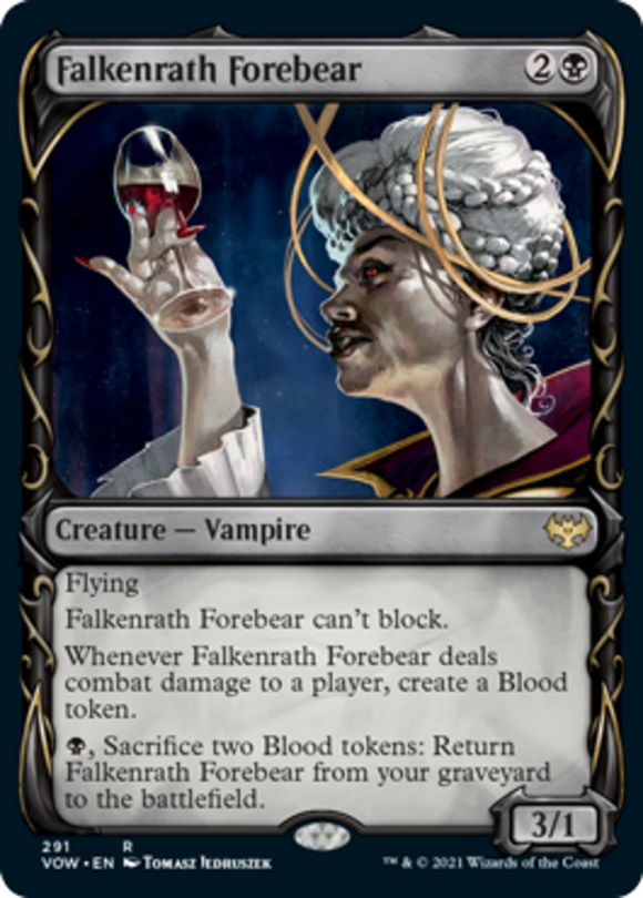 Falkenrath Forebear - Showcase - Innistrad: Crimson Vow - English - NM - MTG