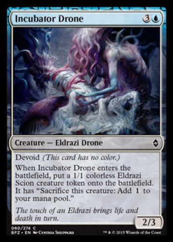 Incubator Drone - Battle for Zendikar - English - NM - MTG