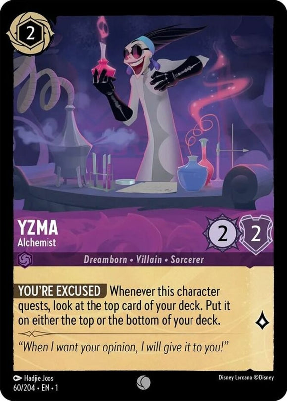 Yzma - Alchemist - 60/204 - Common - The First Chapter NM
