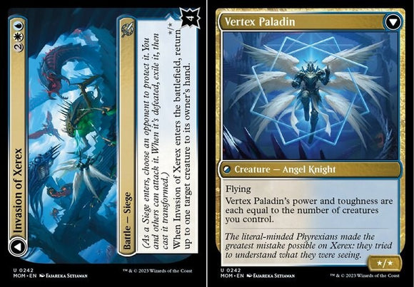 Invasion of Xerex // Vertex Paladin - March of the Machines - English - NM - MTG