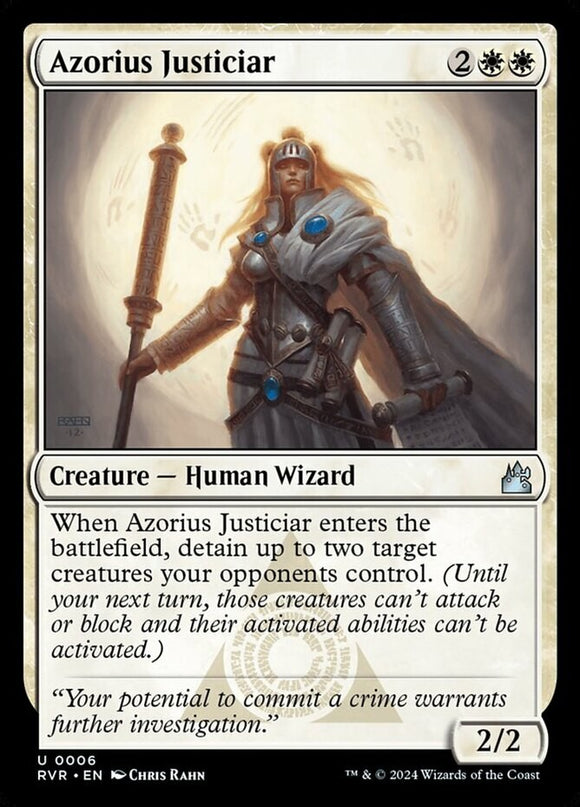 Azorius Justiciar - Ravnica Remastered - English - NM - MTG
