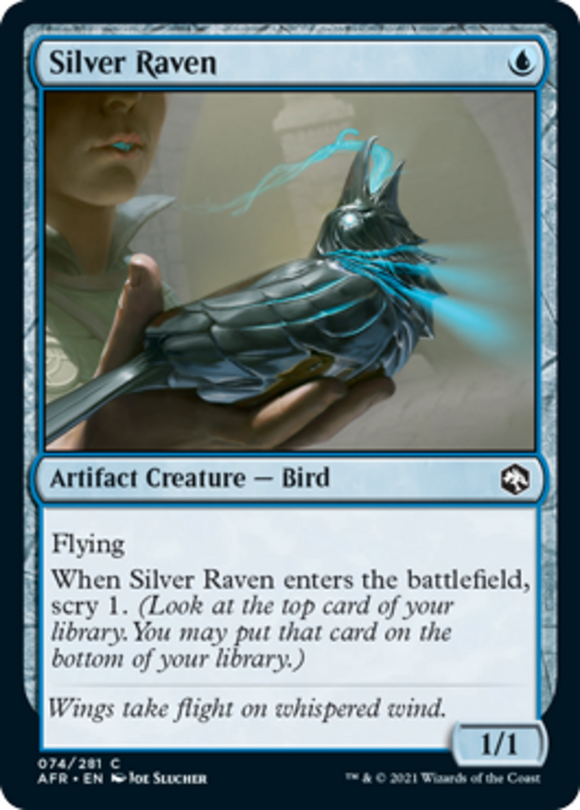 Silver Raven - Forgotten Realms - English - NM - MTG