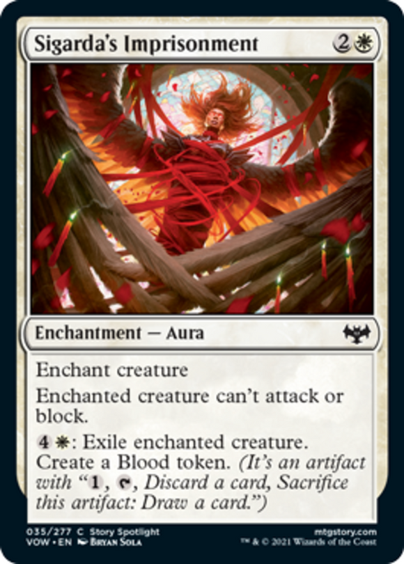 Sigarda's Imprisonment - Innistrad: Crimson Vow - English - NM - MTG