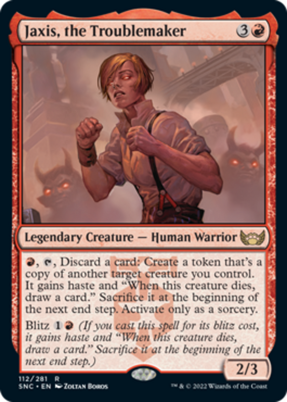 Jaxis, the Troublemaker - Streets of New Capenna - English - NM - MTG