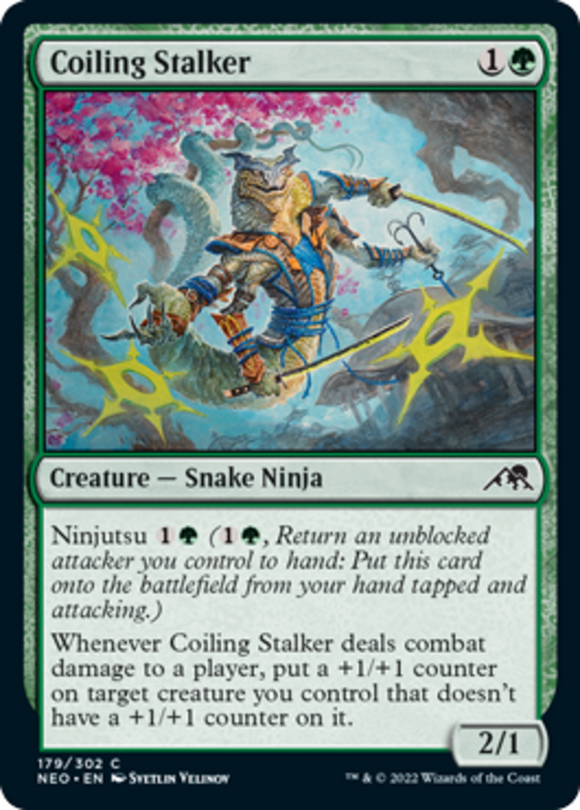 Coiling Stalker - Kamigawa: Neon Dynasty - English - NM - MTG