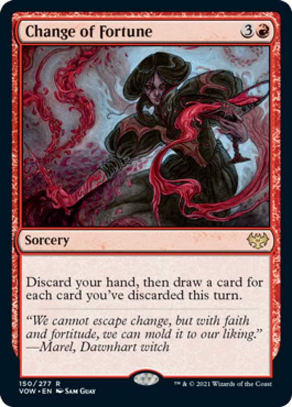 Change of Fortune - Innistrad: Crimson Vow - English - NM - MTG