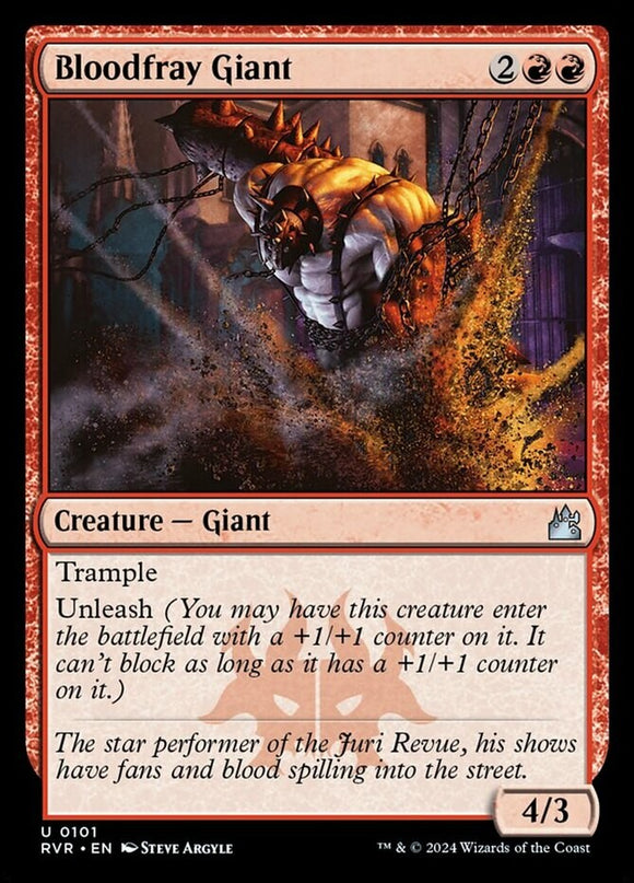 Bloodfray Giant - Ravnica Remastered - English - NM - MTG