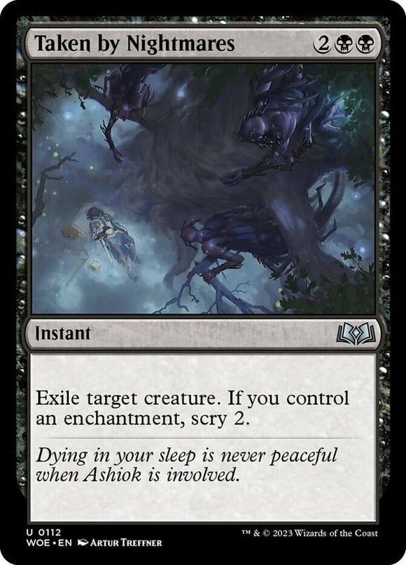 Taken by Nightmares - Wilds of Eldraine - English - NM - MTG