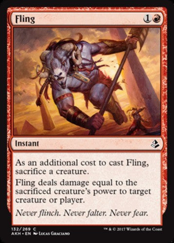 Fling - Amonkhet - English - NM - MTG