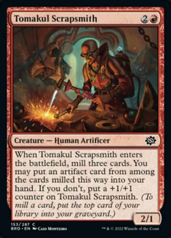 Tomakul Scrapsmith - The Brothers' War - English - NM - MTG