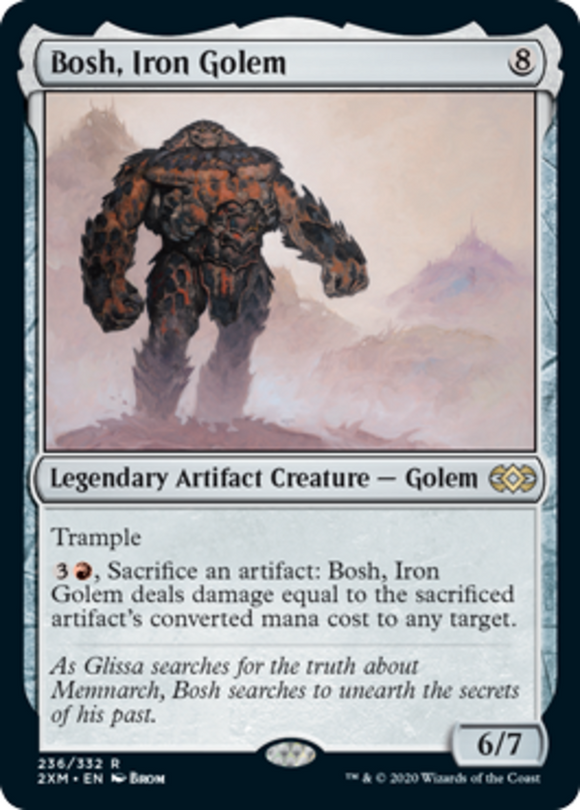Bosh, Iron Golem - Double Masters - English - NM - MTG