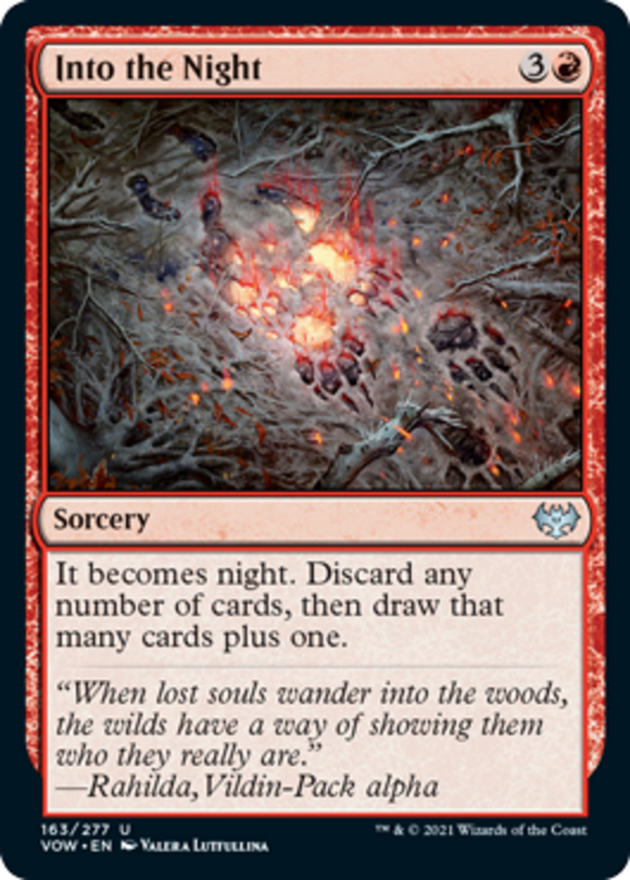 Into the Night - Innistrad: Crimson Vow - English - NM - MTG