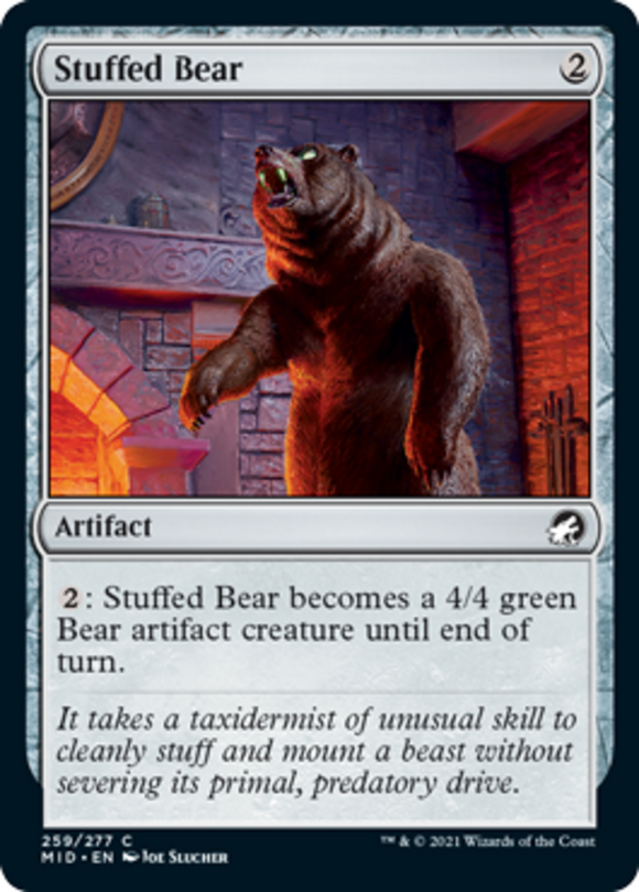 Stuffed Bear - Innistrad: Midnight Hunt - English - NM - MTG
