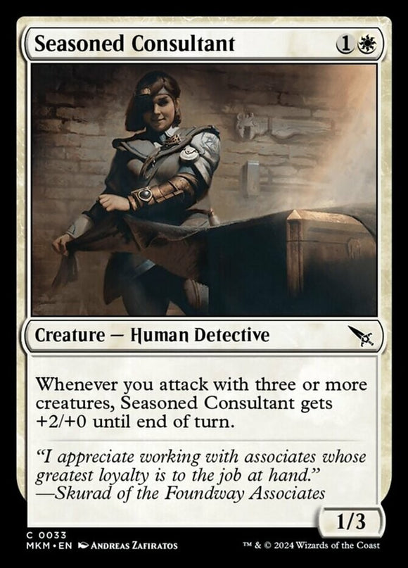 Seasoned Consultant - Murders at Karlov Manor - English - NM - MTG