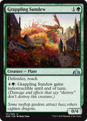 Grappling Sundew - Guilds of Ravnica - English - NM - MTG