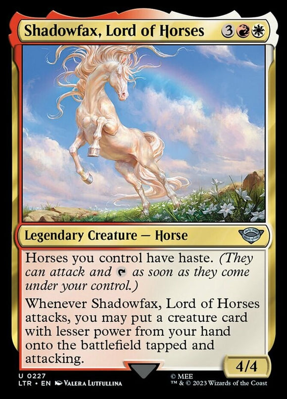Shadowfax, Lord of Horses - Lord of the Rings - English - NM - MTG