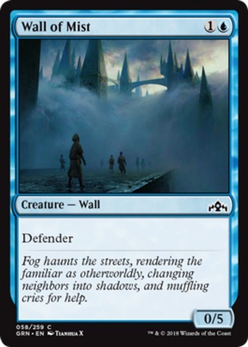 Wall of Mist - Guilds of Ravnica - English - NM - MTG