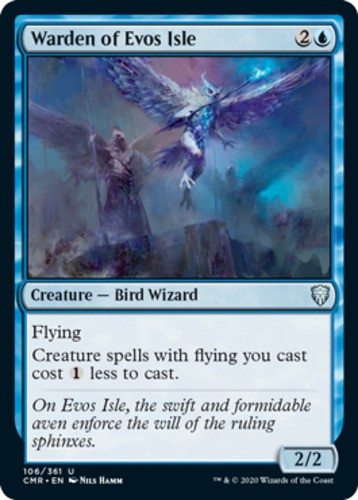 Warden of Evos Isle - Commander Legends - English - NM - MTG