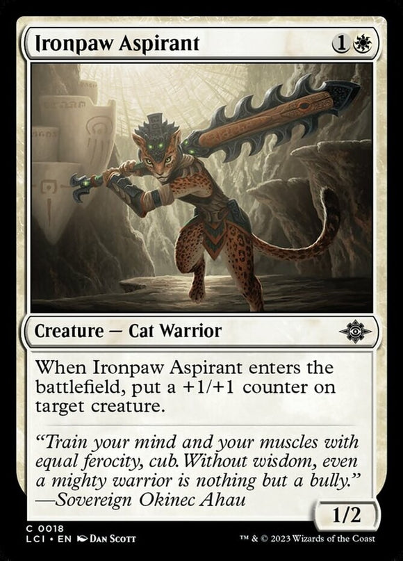 Ironpaw Aspirant - Lost Caverns of Ixalan - English - NM - MTG