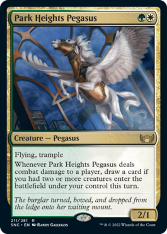 Park Heights Pegasus - Streets of New Capenna - English - NM - MTG