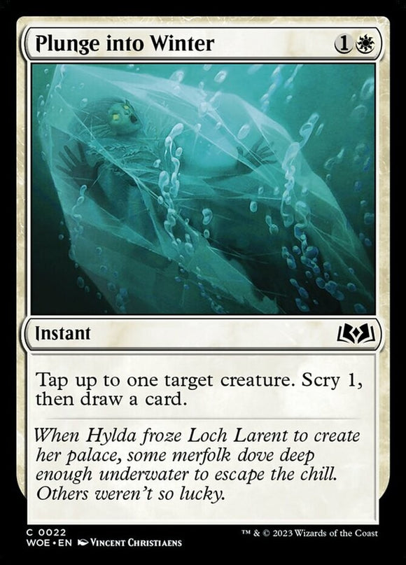 Plunge into Winter - Wilds of Eldraine - English - NM - MTG